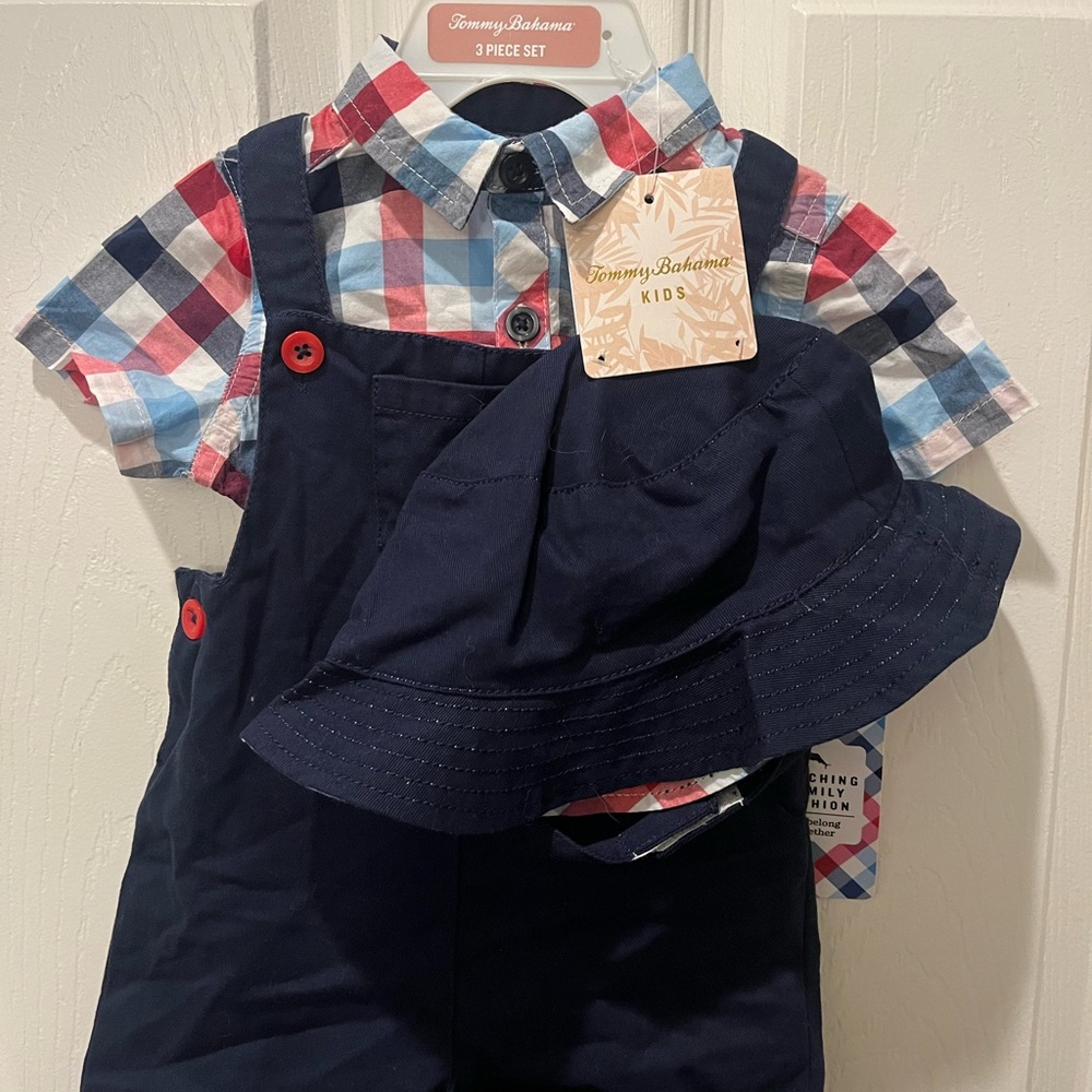 ❤️5 for 15$ NWT Tommy Bahama Baby Boys 3-Piece Set (3-6M)
